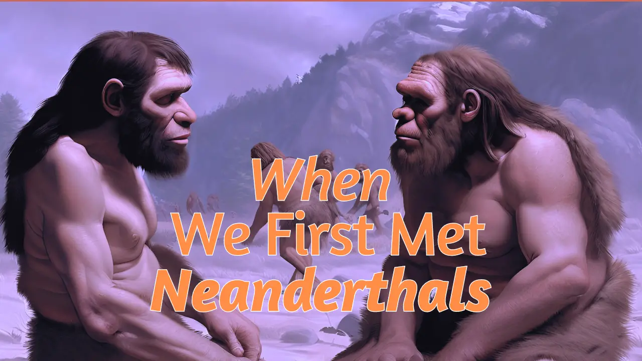 When we first  met Neanderthals