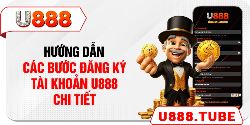 Hướng dẫn các bước đăng ký tài khoản U888